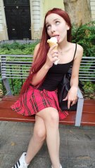 MEGAN MURKOVSKI NAUGHTY ICE CREAM LOVING 18-YEAR-OLD REDHEAD RUSSIAN  picture 17